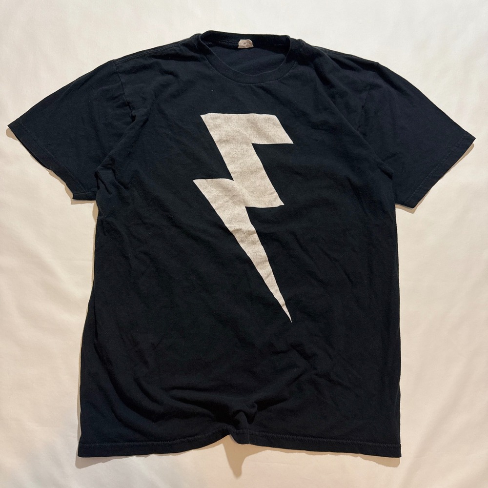 The Killers T-Shirt Men Large Black 2013 North America Tour Lightning Bolt Tee